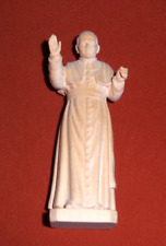 Schnitzerei Figur Holzfigur "Papst Johannes"   Wojtyła - Figur aus Südtirol