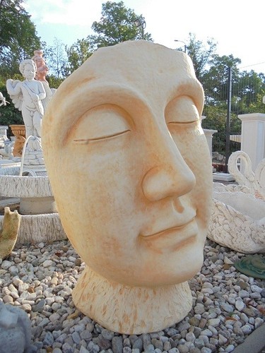 Steinfigur maske gesicht - maske,,