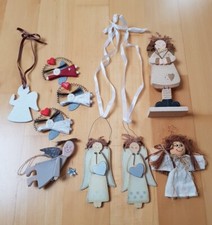 Sammlung 9 Engel Schutzengel Figuren Baumdeko Deko Weihnachten Taufe Geburt