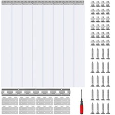 8x Streifenvorhang Lamelle