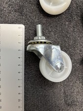 Lenkrollen Möbelrollen 50mm, 4 Stück, Schwenkbar mit Bremse