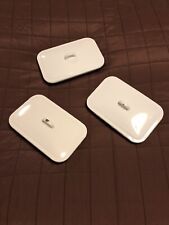 3 Emaille-Schalen mit Deckel -