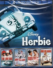 The Love Bug  + Herbie Rides Again + Monte Carlo + Goe Bananas  New 4DVD Set