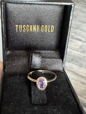 Goldring mit Amethyst 