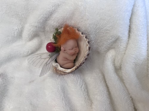 Polymer clay baby skulptur - polymer,