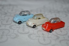 I.M.U. 1:87 3x Messerschmitt Kabinenroller KR 200 unbespielt gesupert