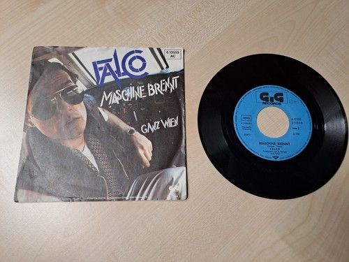 Vinyl single falco - falco, maschine