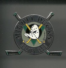 EISHOCKEY PIN  EMBLEM+SCHLÄGER   ANAHEIM MIGHTY DUCKS     NHL  NR  303