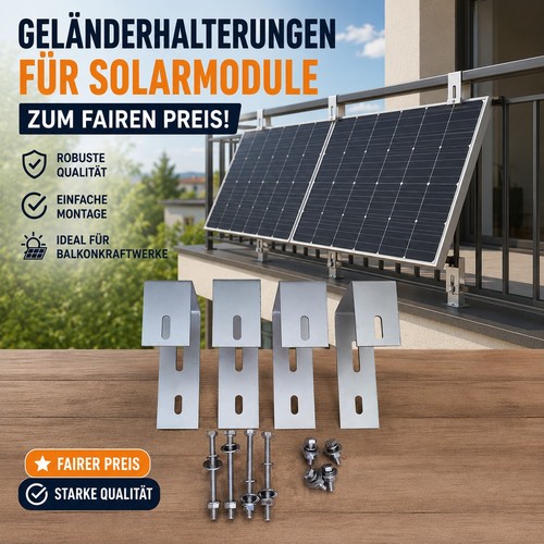 Solarmodul halterung - 4x,