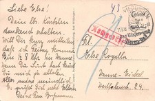 825899) DR SST Nachgebühr Blg. Bad Wildungen / Wanne Eickel 1943