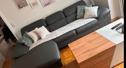 Modernes ecksofa mit - modernes,
