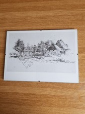 Zeichnung Landschaft hinter