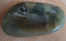  Onyx Stein Schale grün flach