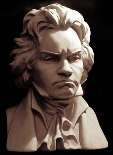 Büste ludwig van beethoven - büste,,