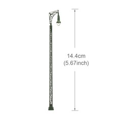 3 Stück Spur H0 1:87 Licht LED Lampe Modell Bahnleuchten Gittermastleuchte