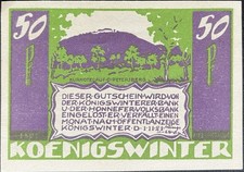 50 Pfennig Königswinter 1921
