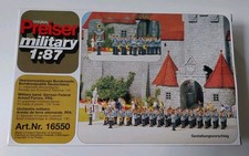 Preiser Military 1:87 H0 16550 Figuren Bausatz - Heeresmusikkorps Bundeswehr OVP
