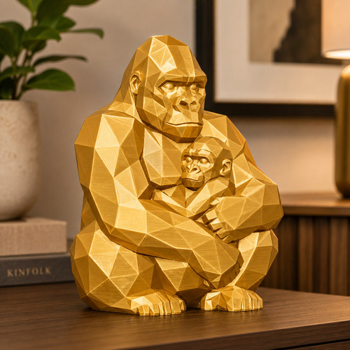 Gorilla mutter mit - gorilla,