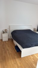 IKEA bett MALM 180x200 mit matratze ANNELAND