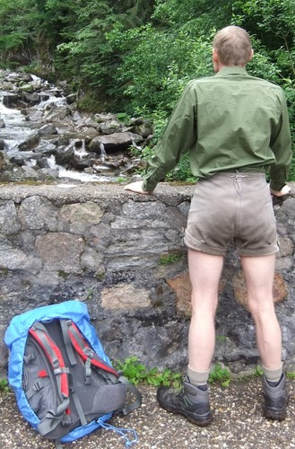 Kurze lederhose zum wandern - kurze,