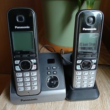 Panasonic KX-TG6721GB Schnurlostelefon, Anrufbeantworter, Schwarz