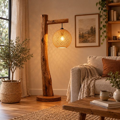 Handgefertigte ecklampe aus - handgefertigte,