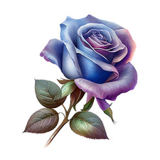 Autoaufkleber Sticker Rose Blumen Aufkleber 9X9 cm