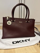 DKNY Bryant Park Saffiano Leder Bordeaux Handtasche Tote Bag Shopper
