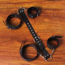 Cuffs leder handschellen - 4,