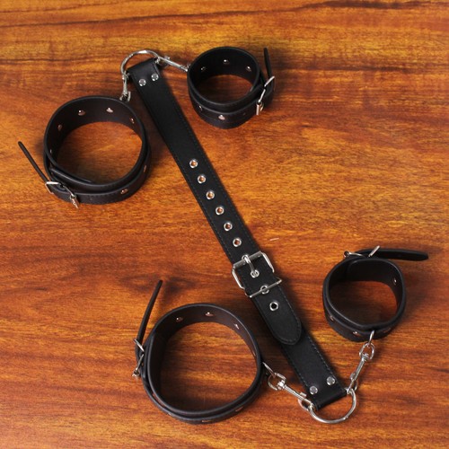Cuffs leder handschellen - cuffs, pu