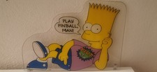 Bart Simpson Aufsatz Spielautomat  Werbeschild