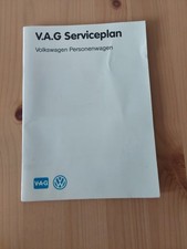 VW Golf 2 Serviceheft Serviceplan Bj.89 Oldtimer Original
