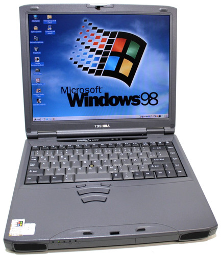 Windows retro laptop - windows, 98