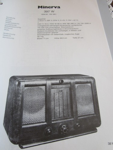 Schaltplan radio minerva - radio, 397