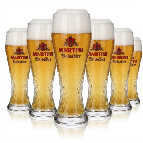 Martini weissbier glas 3l - 6x,