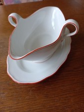 Meissen, Sauciere, rote