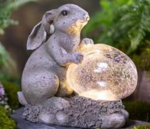 Gartenfigur hase steinoptil - hase,