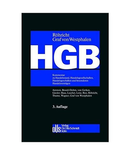 Handelsgesetzbuch hgb - handelsgesetzbuch, [hgb]
