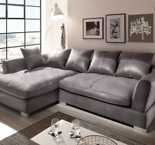 Design Couchgarnitur Grau Sofa