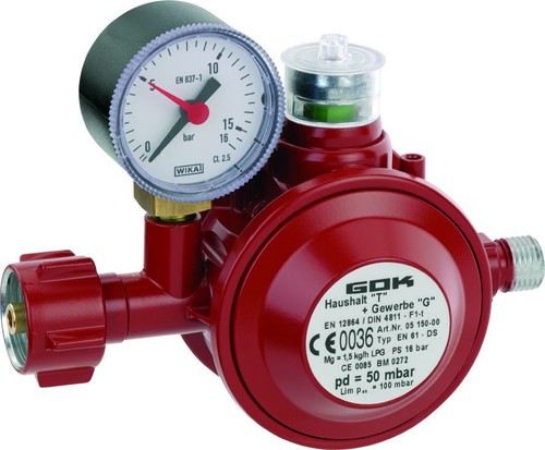 Mbar gasregler - mbar,