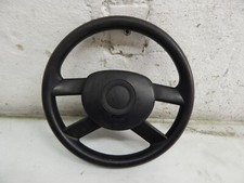 VW Polo 9N 4 Speichen Lenkrad Airbaglenkrad 6Q0419091G komplett F89392