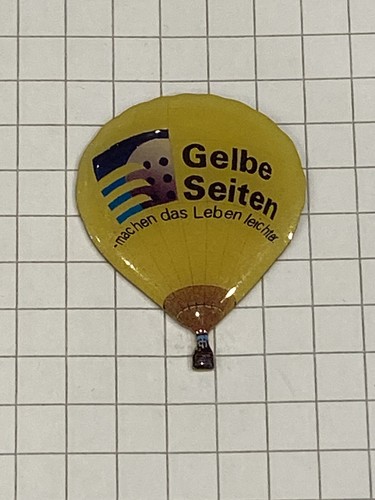 Ballon pin pins gelbe - ballon,