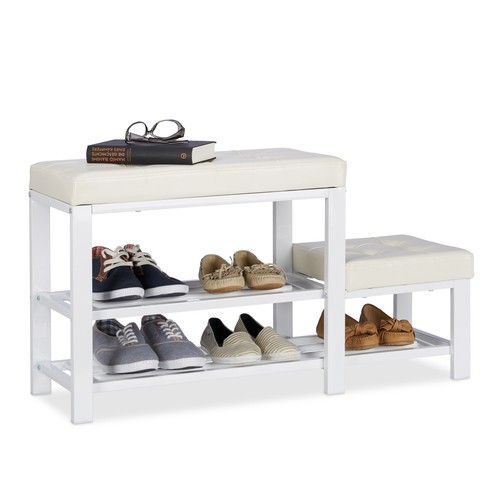 Schuhbank mit hocker - , sitzbank