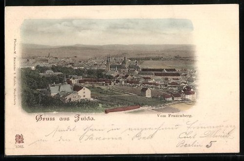 Fulda teilansicht mit - fulda,,