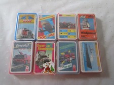 Sammlung  Quartett    8x Trucks, Schiffe,Flugzeuge  ALT  (18)