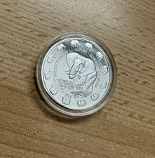 1 oz Silber Benin Waldelefant