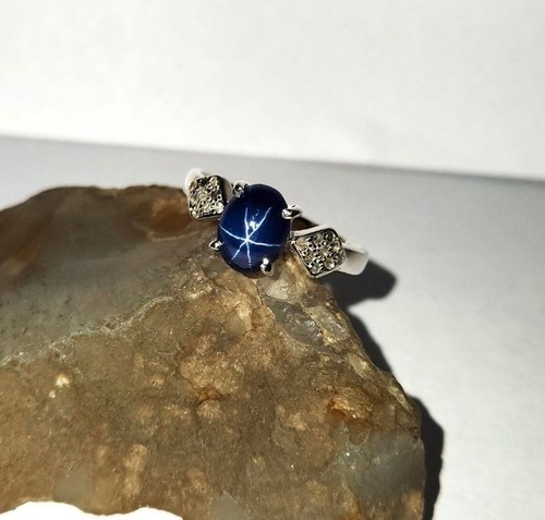 Natürlicher blauer stern - blauer,