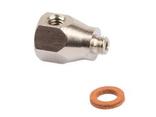 Neu Wilesco 01509 Winkelstück für Öler - Nickel für D455 und D52