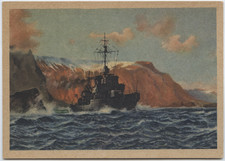 AK Deutsches Minensuchboot auf