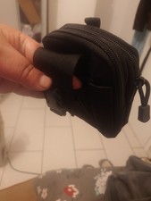 Gürteltasche/Sidebag / NEU/Mit Gürtelhalterung/ 3 Fächer/Schwarz